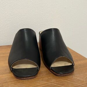 Nisolo black mule size 6.5